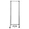 National Public Seating Room Divider, 6' Height, 5 Sections, Clear Acrylic Panels, Grey Frame RDG6-5CA - alternate 1